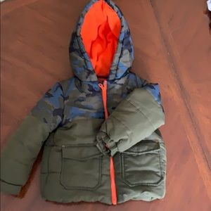 Toddler snow jacket and bib